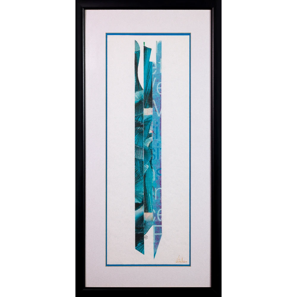 ALBERTO VITACCHIO - T e - 2003 - collage e inchiostro su carta copia