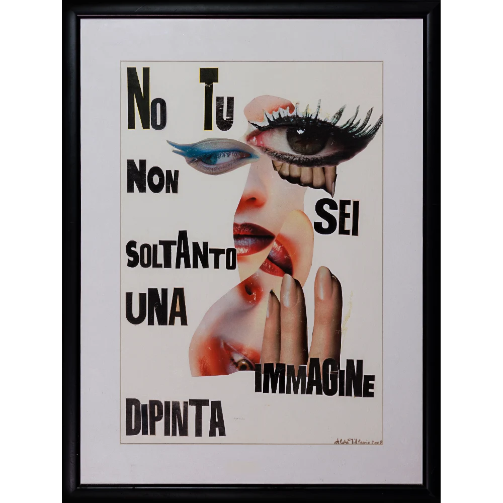 Alda D'Alessio - No tu non sei lontano - 2008 - Collage copia