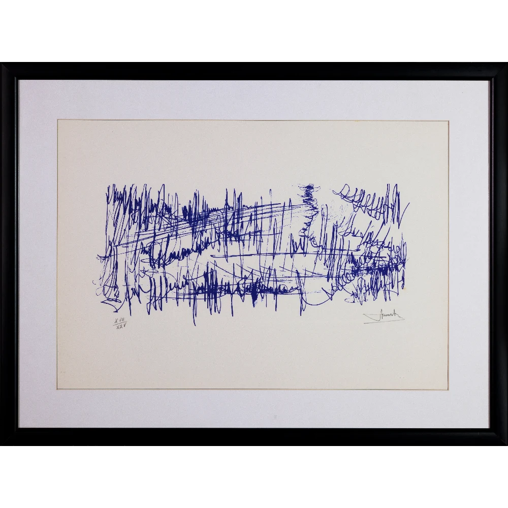 Alfio Fiorentino - Krowten (Jazz grafic) - 1981 - Serigrafia XVII-XXV copia