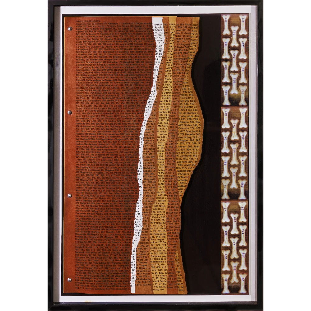 Danilo Sergiampietri - Index des reliques 2 - 2008 - Collage copia