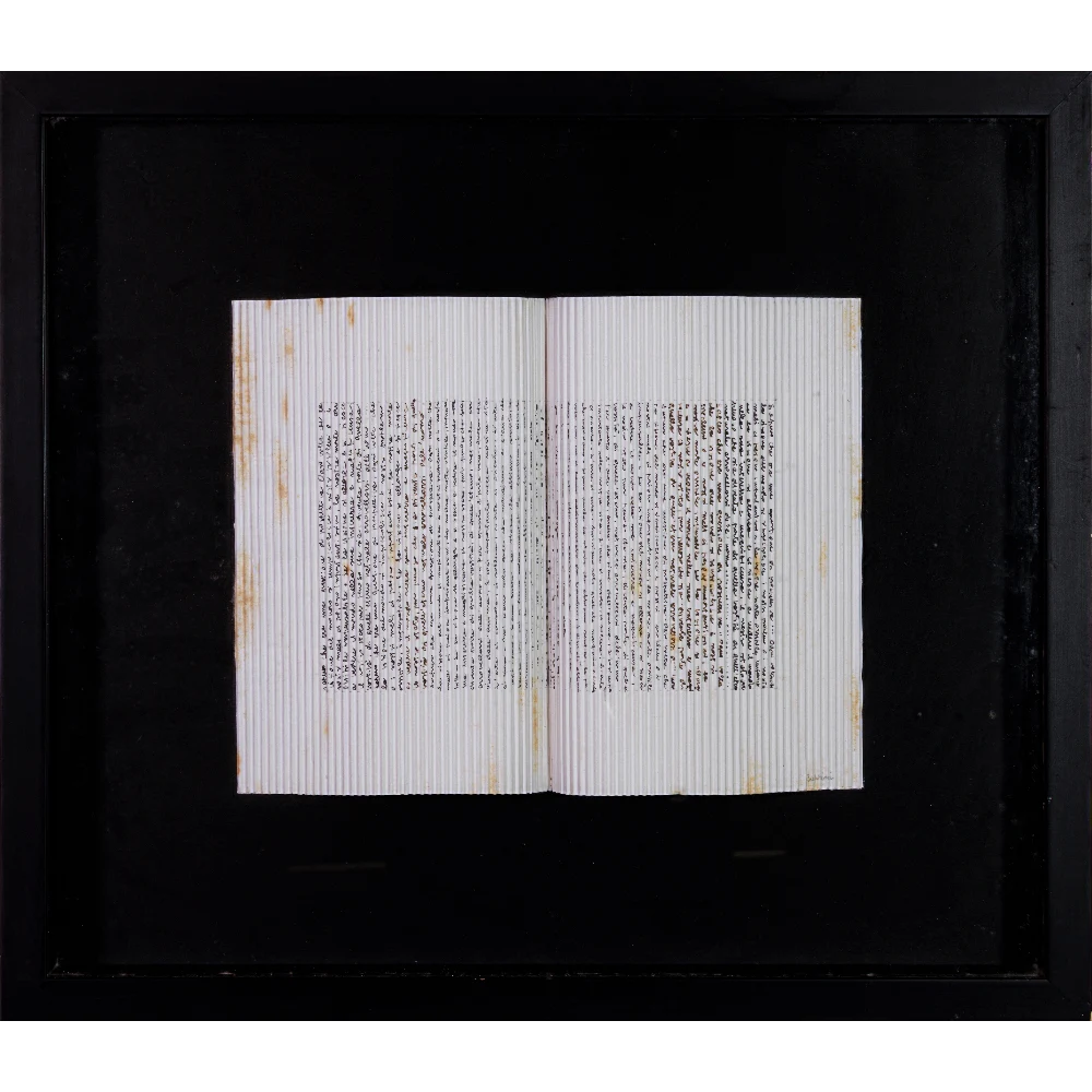 Emma Caprini - Anamorfosi - 2006 - Scrittura su carta copia