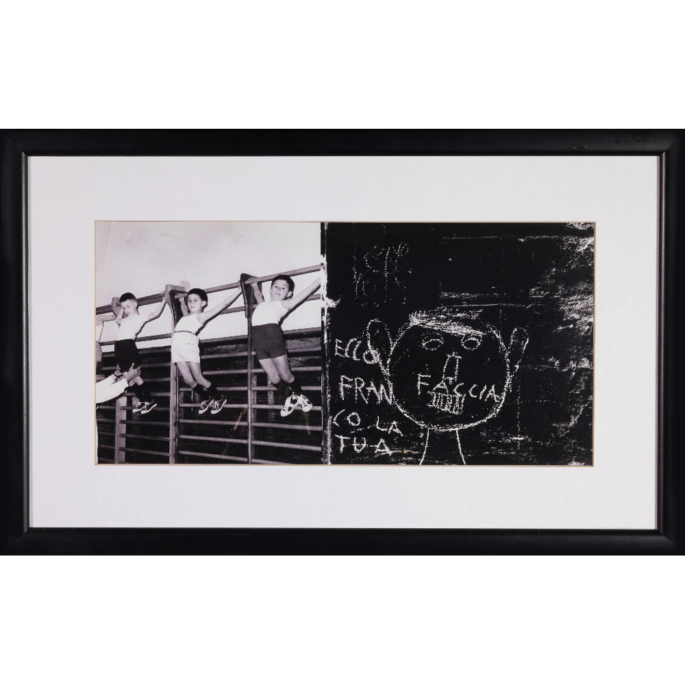 FRANCO VACCARI Spalliera svedese 1968 stampa fotografica 5-5 copia