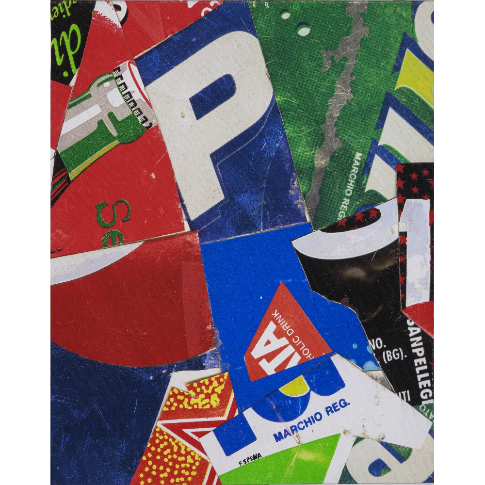 Franco Spena - Cut Up - 2008 - Plotter painting e acrilico su tela copia