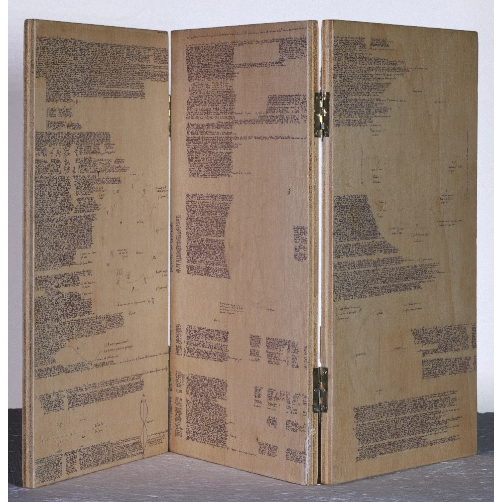 GIANNI MARTINUCCI - Calendario antroposofico - 1985 - libro d artista in legno 1 copia