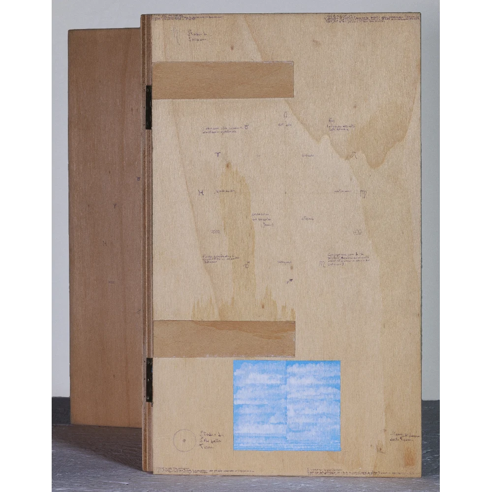 GIANNI MARTINUCCI - Calendario antroposofico - 1985 - libro d artista in legno 3 copia