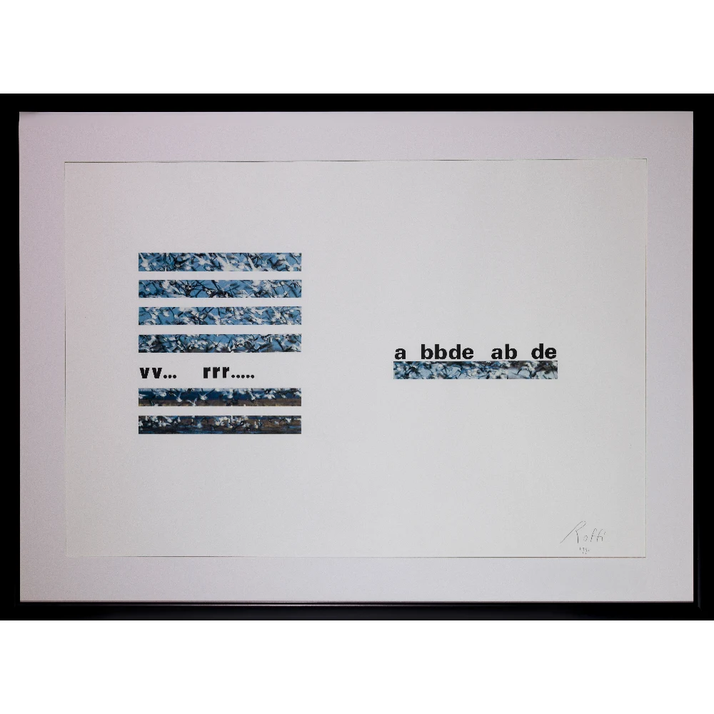 GIANPAOLO ROFFI - Voli - 1991 - foto e collage su carta copia