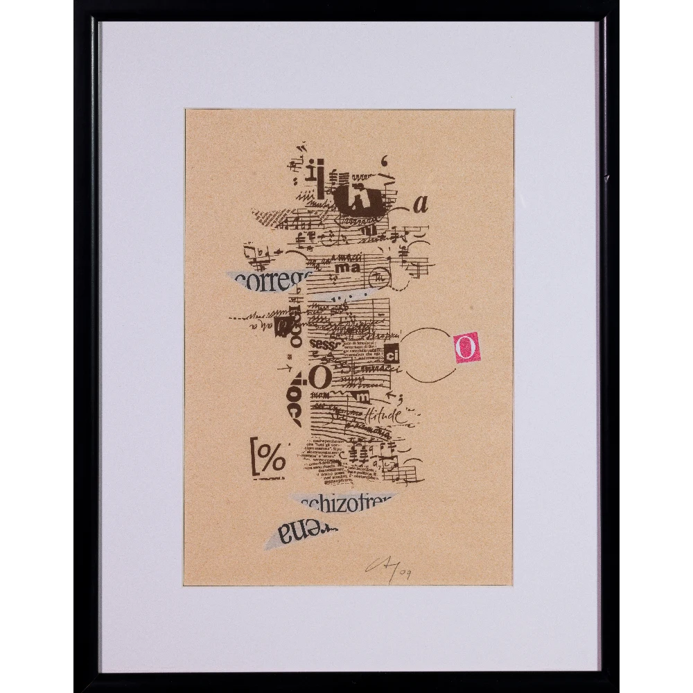 GIOVANNI FONTANA - Partitura 2- 2009 - Tecnica mista su carta copia