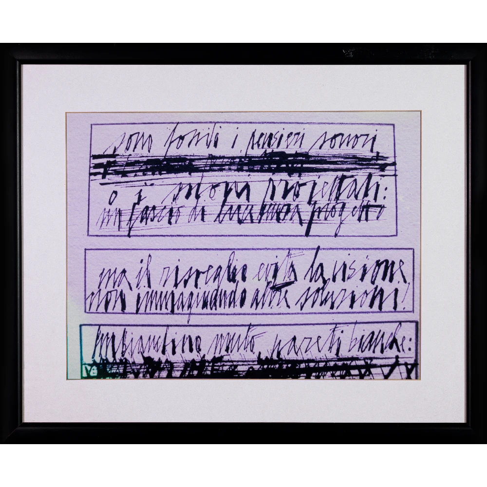 Giancarlo Pavanello - Una poesia in due parti è una poesia dimezzata - 2008 - Foto digitale montata su alluminio copia