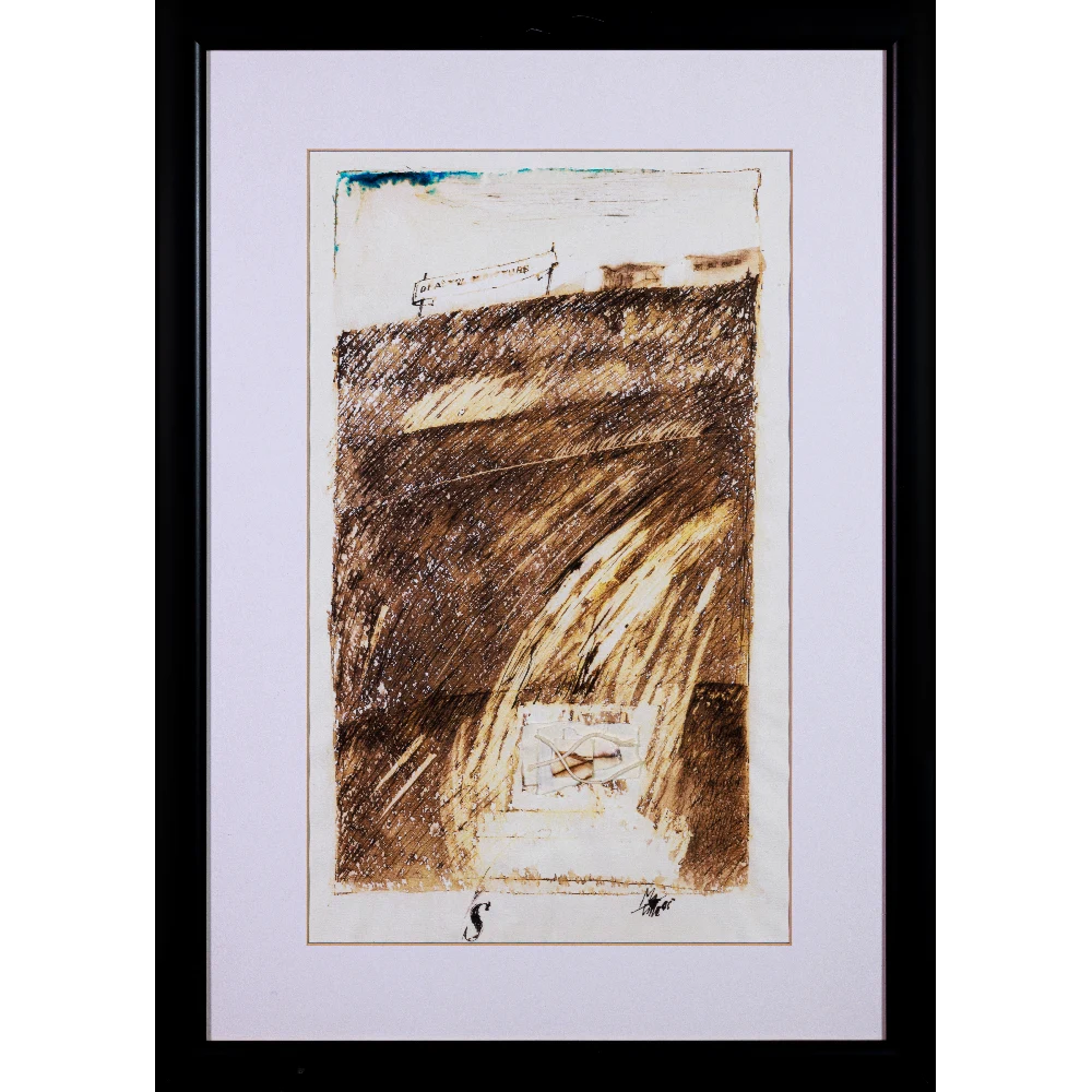 Marco Marchiani Mavilla - Era l'ora quieta - s d - Tecnica mista su carta copia