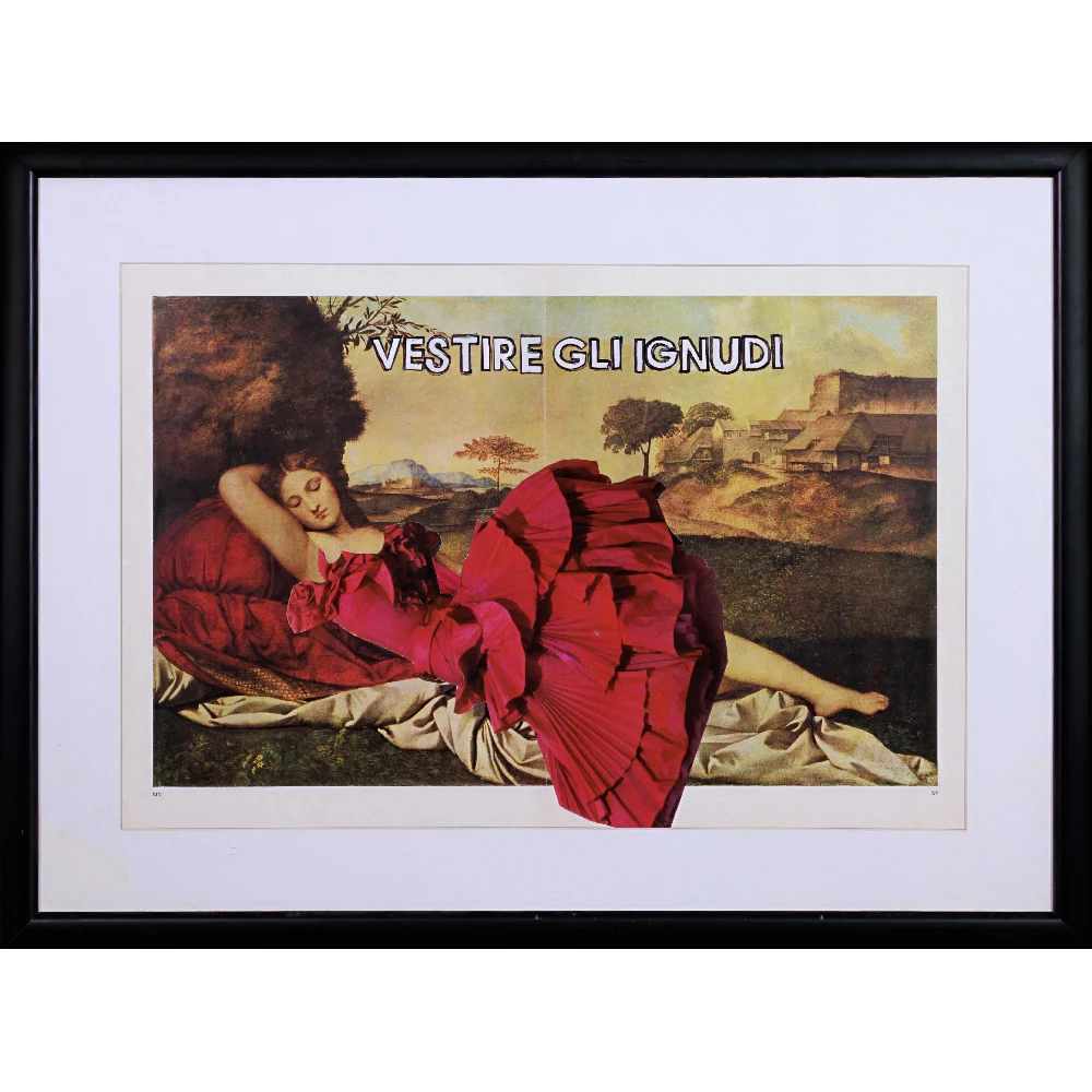 Maryse Aspart - Vestire gli ignudi - 2007 - Collage su cartoncino copia