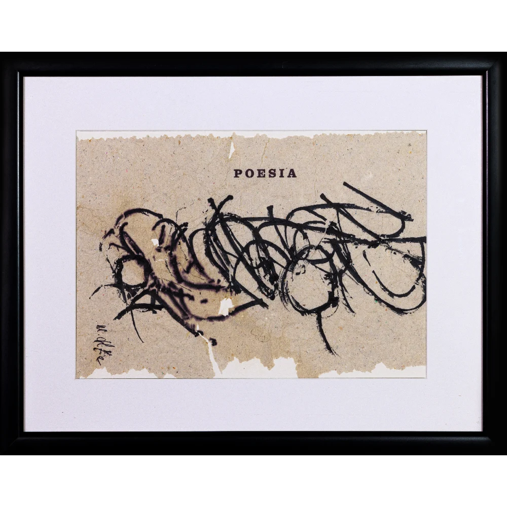 Poesia - Mauro Del Fior - 2008 - Letraset su carta copia